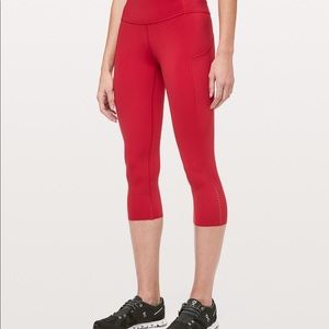 “Sold” Lululemon Fast and Free Crop